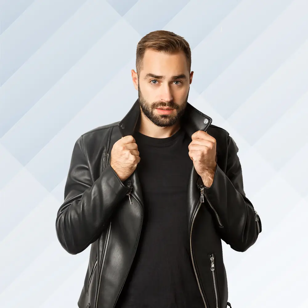 leather studio men jackets
