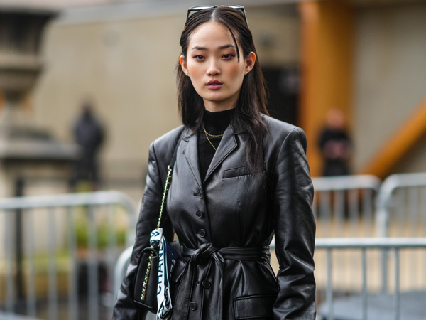 leather studio women coats