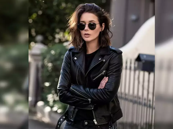 leather studio women jackets